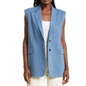Frame denim oversize denim vest